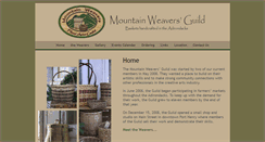 Desktop Screenshot of mountainweaversguild.com