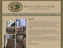 Tablet Screenshot of mountainweaversguild.com